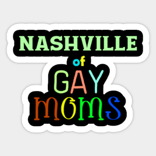 lgbt pride Nashville Sticker